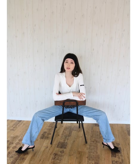 volume frill squareneck tops dot