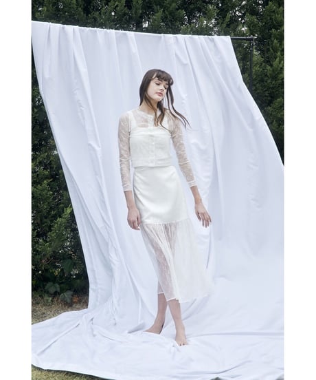 all lace aurora button cardigan