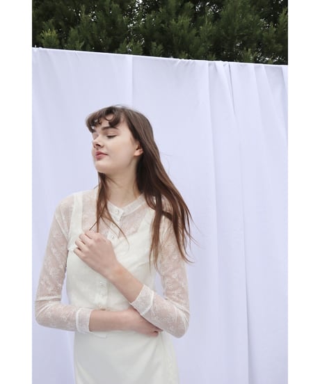 all lace aurora button cardigan