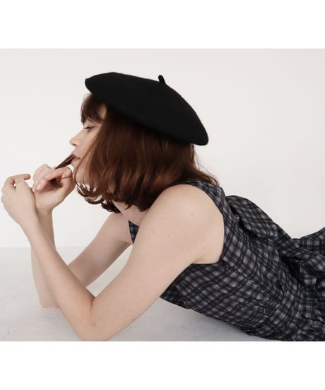 back double ribbon  one-piece check