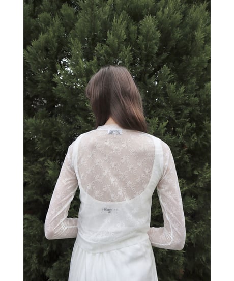 all lace aurora button cardigan