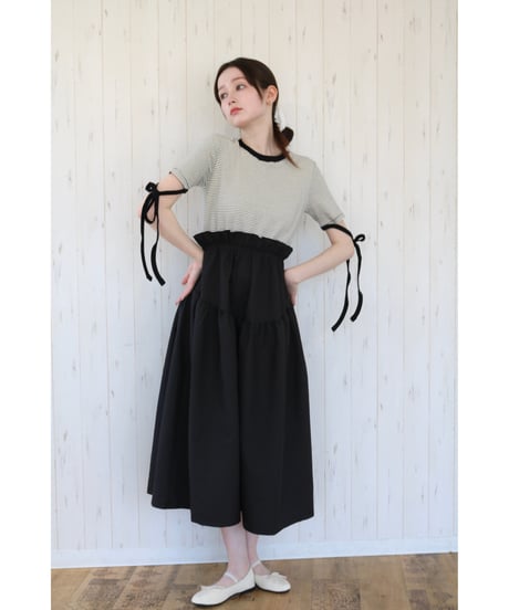 ribbon tee jaguard one-piece border