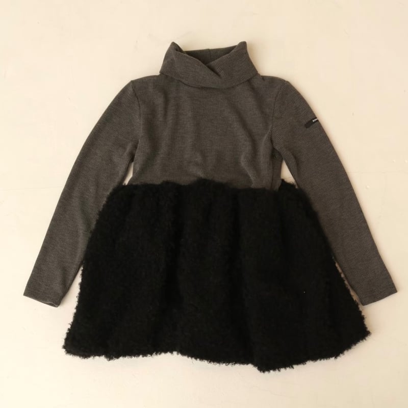 boa docking high neck tunic gray | BONNE