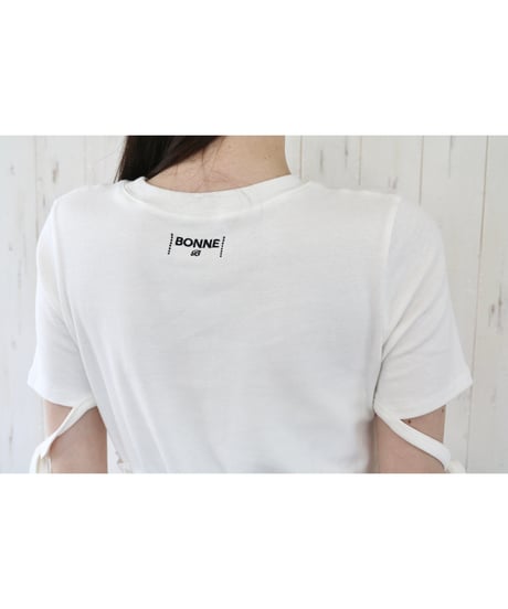 ribbon tee jaguard one-piece white