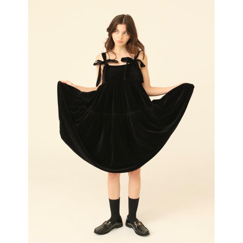 velours volume middle one-piece | BONNE