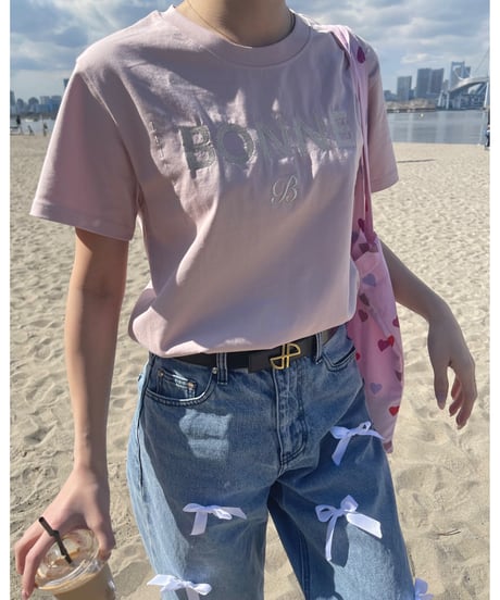 BONNE tee pink