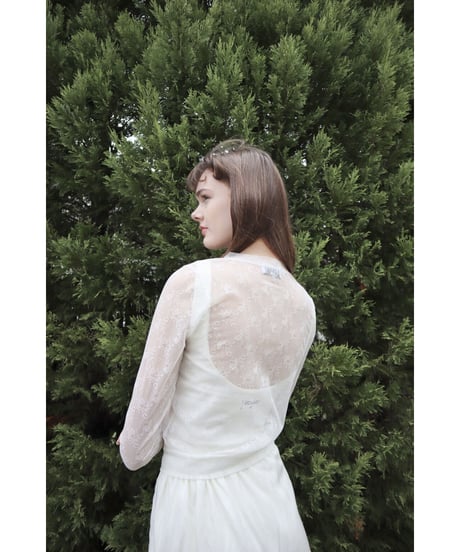 all lace aurora button cardigan