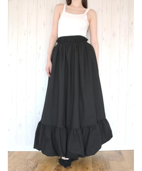 4way rose balloon one-piece black