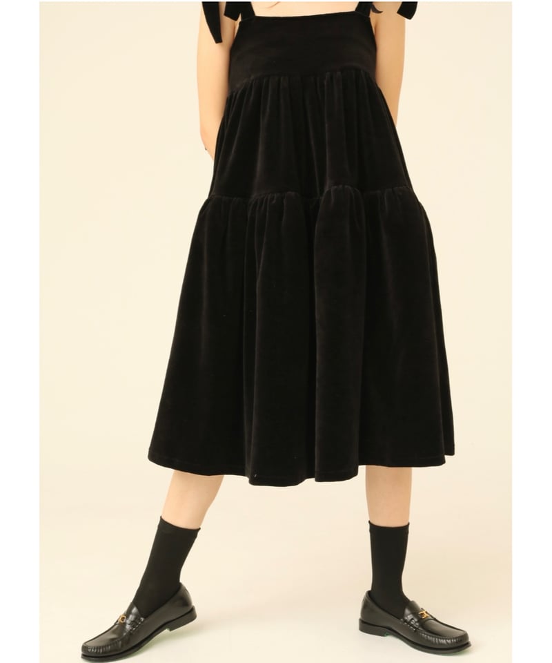 velours volume middle one-piece | BONNE