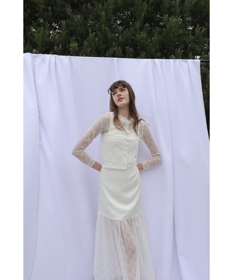 all lace aurora button cardigan