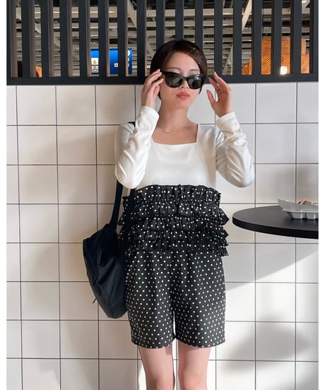 BONNElabel ruff half pants dot