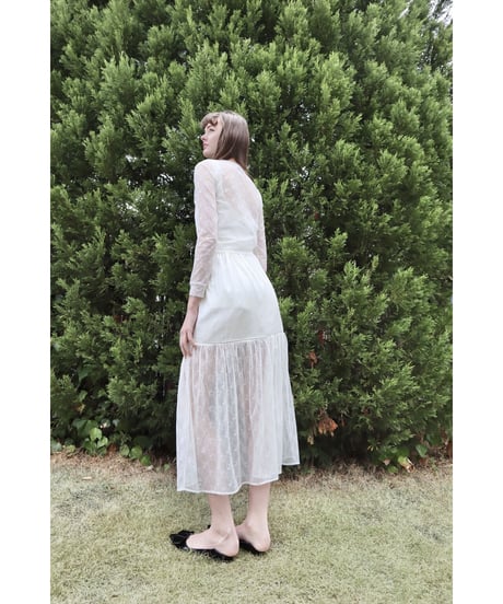half lace mermaid long skirt