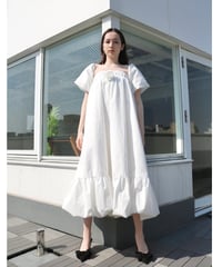 4way rose balloon one-piece white