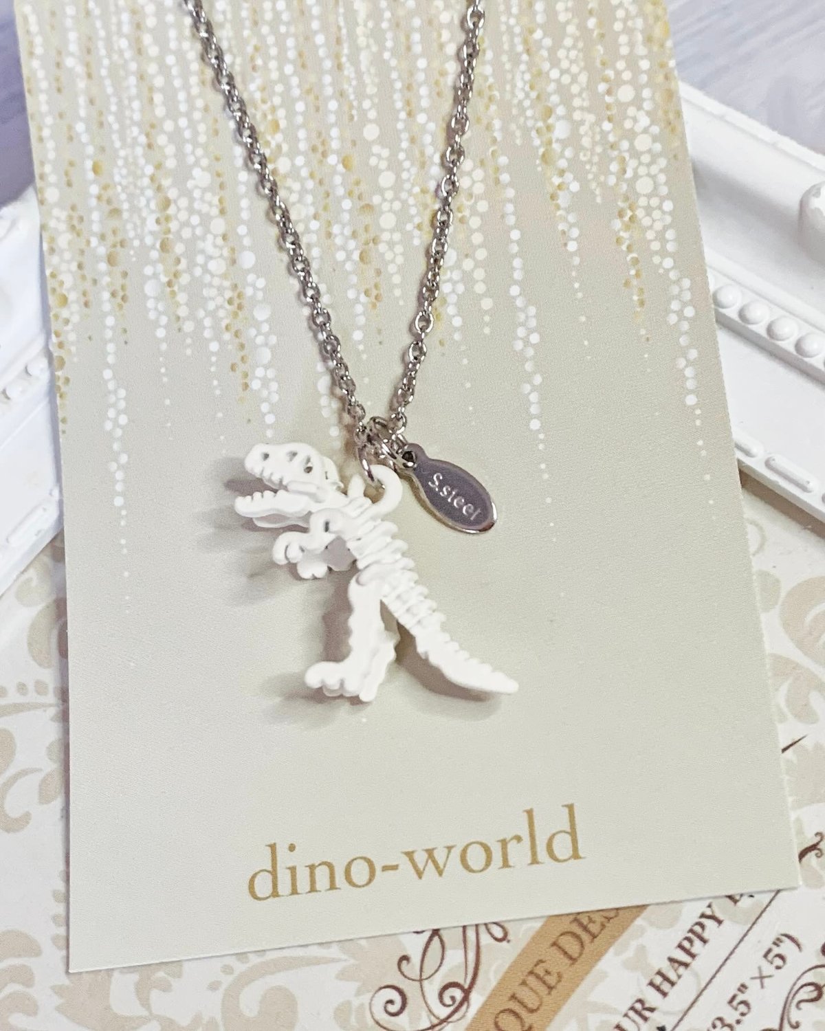 恐竜骨格モチーフネックレス | dino-world
