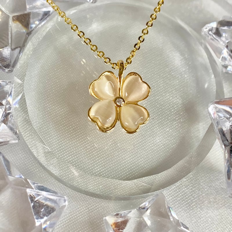 Happiness Clover Necklace （クローバーネックレス） | dino-w