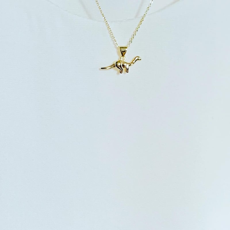 K18gp 恐竜ネックレス（ブラキオサウルス） | dino-world