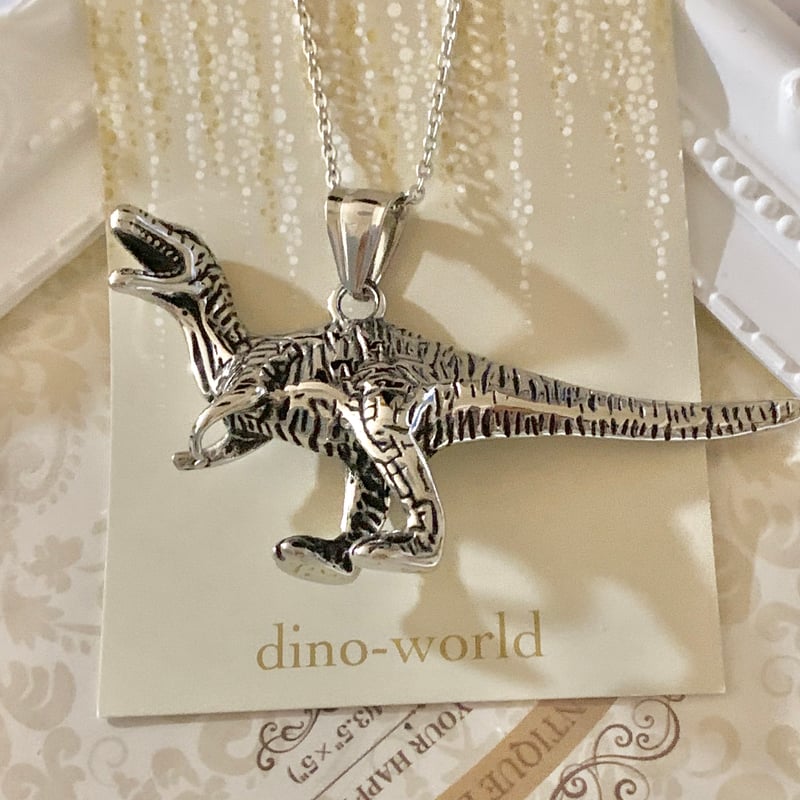 ステンレス製 超ビッグサイズ 恐竜ネックレス | dino-world