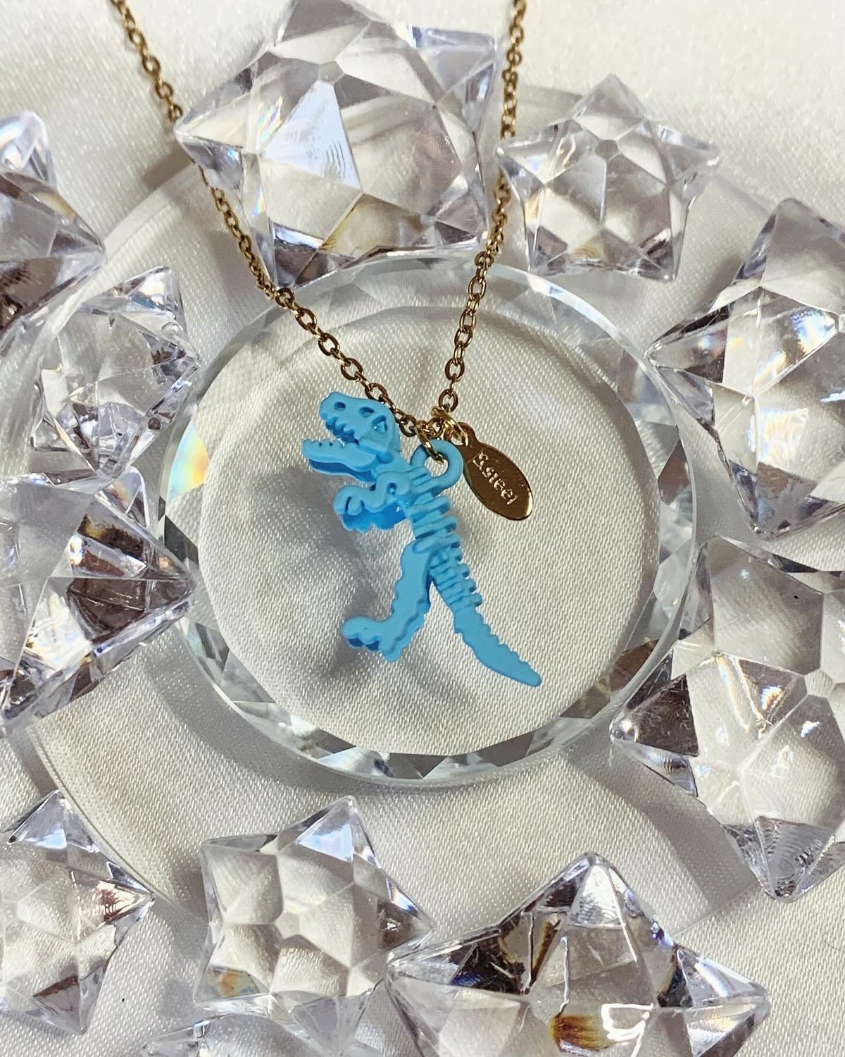 恐竜骨格ネックレス （ゴールドチェーン） | dino-world