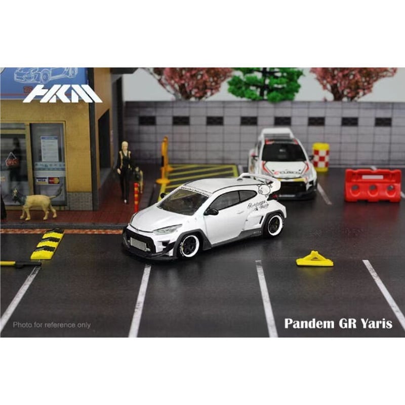 HKM 1/64 トヨタ GR ヤリス パンデム ロケットバニー仕様 パール