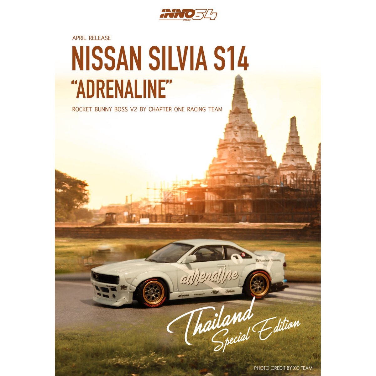 1/64 日産 シルビア S14 ADRENALINE SILVIA オプション nissan-silvia-s14-`adrenaline`