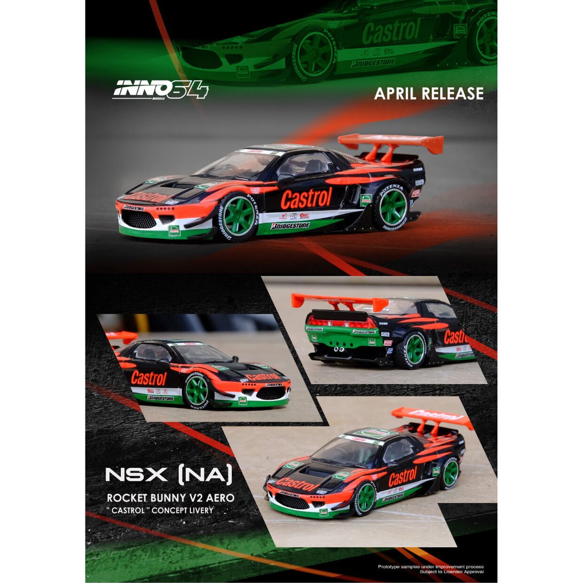 Inno64 1/64 ROCKET BUNNY V2 AERO NSX (NA) 