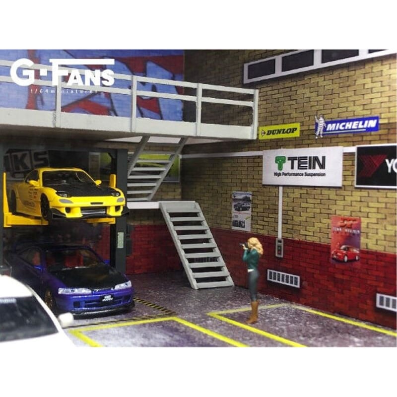 G・FANS 1/64 ジオラマシリーズ JDM整備店 | トレジャー・キラーズ