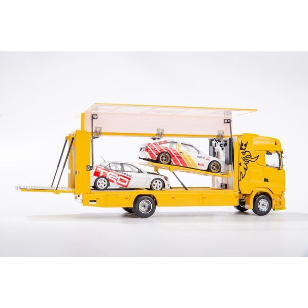 GCD 1/64 スカニア ウィングトラック 730S イエローイーグル仕様