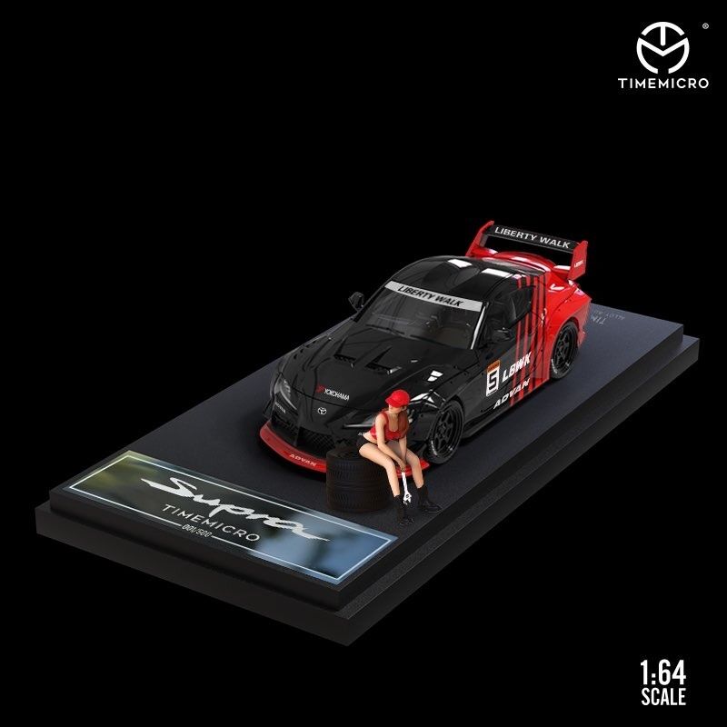 TimeMicro 1/64 トヨタ スープラ Advan仕様+フィギュア付き TimeMicro 1/64 トヨタ スープラ Advan仕様+フィギュア付き
