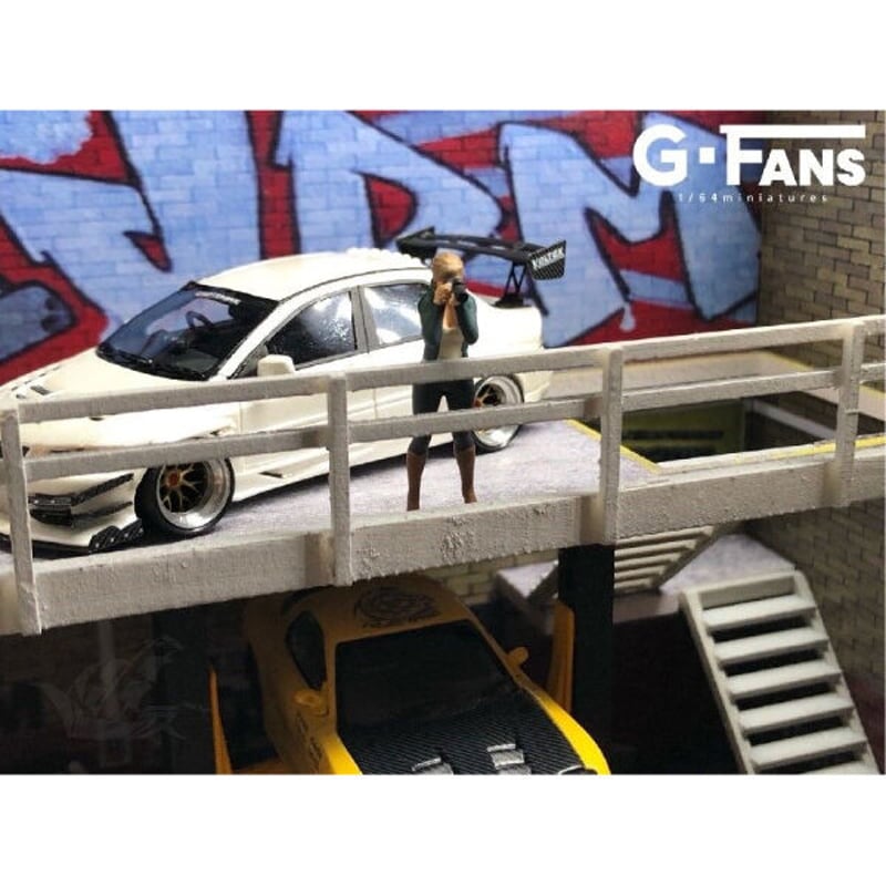 G・FANS 1/64 ジオラマシリーズ JDM整備店 | トレジャー・キラーズ