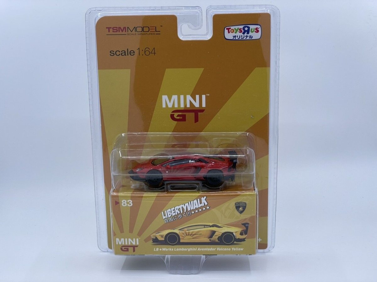 MINI GT LB ランボルギーニ　アヴェンタドール　イエロー　限定　587