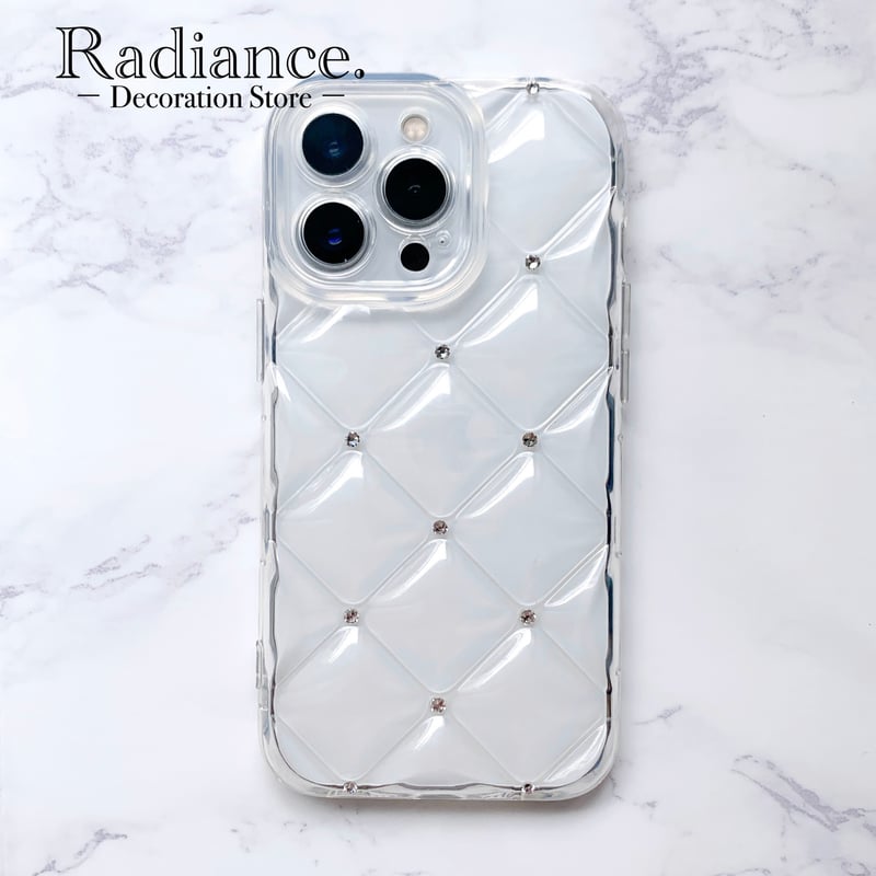 キルティング iPhoneケース クリア | Radiance. - Decoration