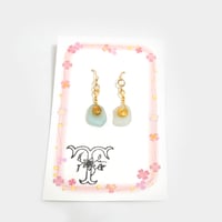 SEA GLASS  EARRINGS