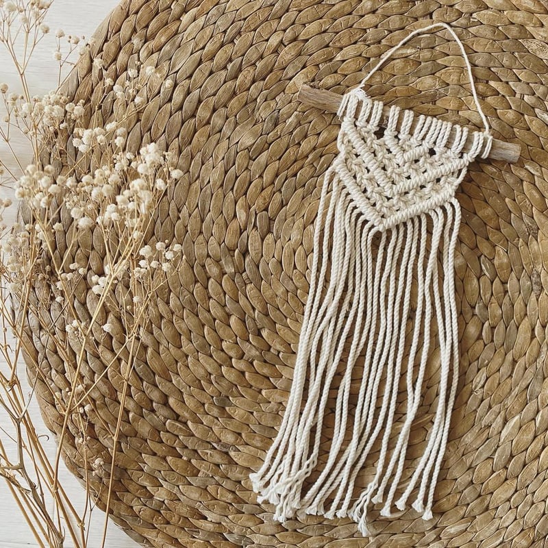 No.85 ホースシューのグラデーションマクラメタペストリー NO.85