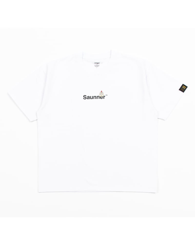 SaunnerロゴTシャツホワイト（TTNEコラボ） | SeaSaunaShack STORE