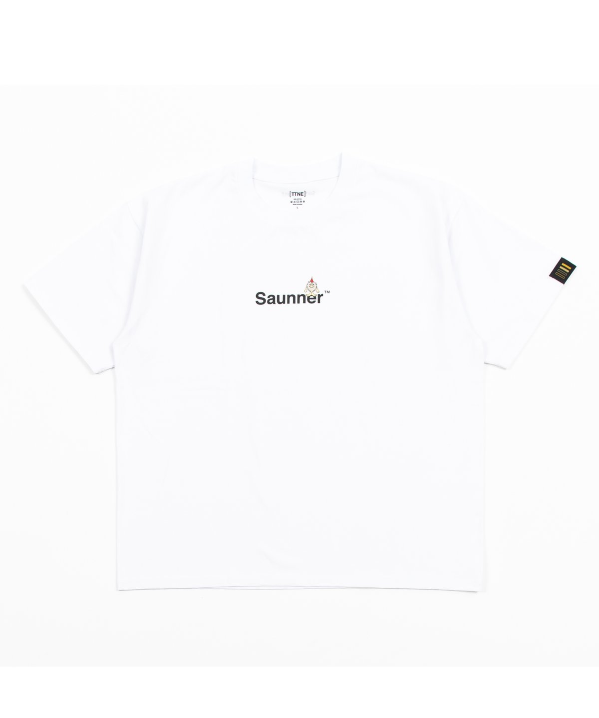 SaunnerロゴTシャツホワイト（TTNEコラボ） | SeaSaunaShack STORE