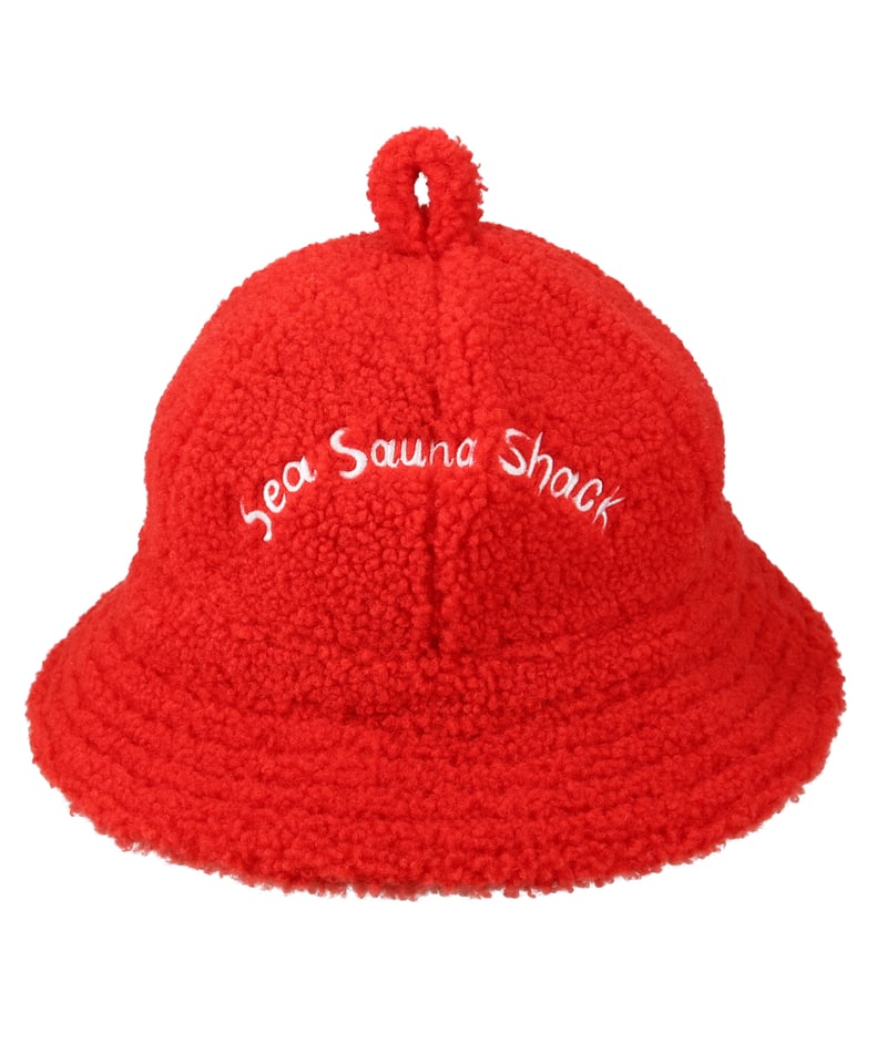 SSS ボアサウナハット（赤） | SeaSaunaShack STORE
