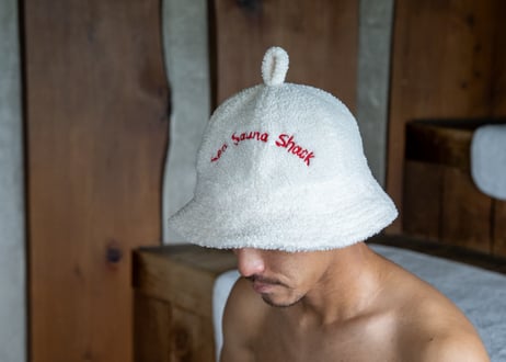 Sea Sauna Shack サウナハット ホワイト 白 ユニセックス フリー Sea Sauna Shack サウナハット ホワイト 白 ユニセックス フリー