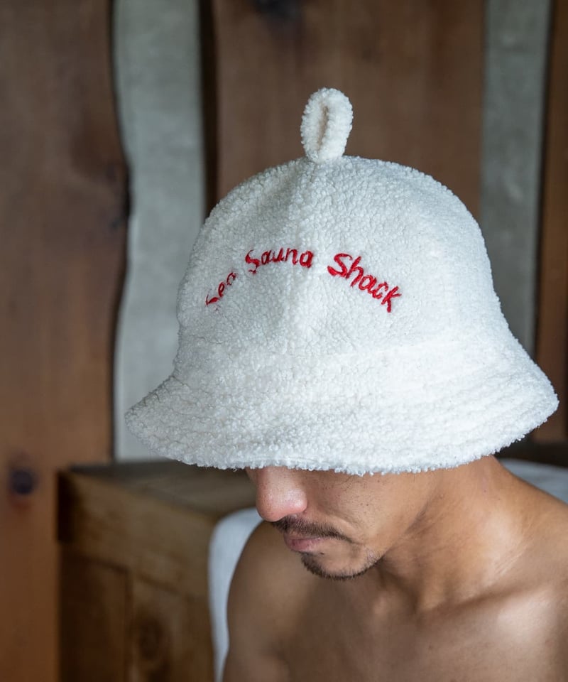 &amp;sauna サウナハット ホワイト サウナハット（ホワイト） | iSAUNA SHOP