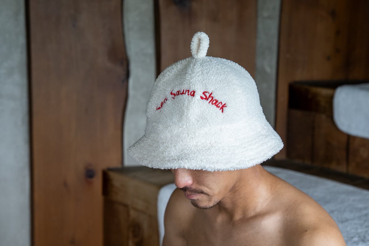 SSSボアサウナハット（白） | SeaSaunaShack STORE