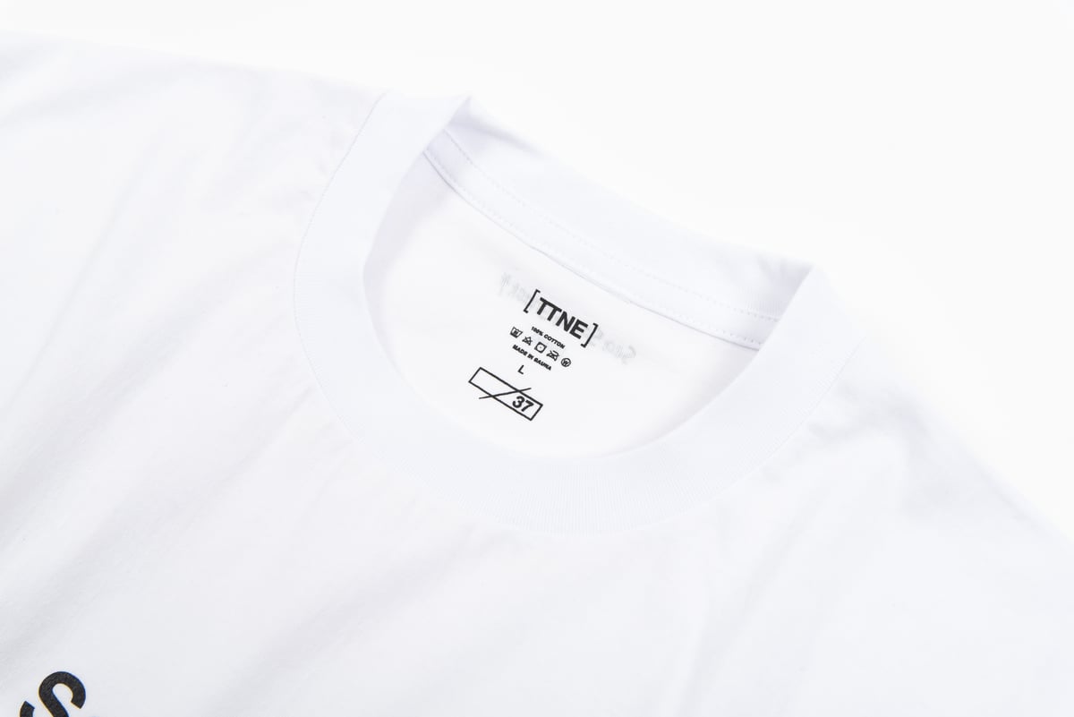 SaunnerロゴTシャツホワイト（TTNEコラボ） | SeaSaunaShack STORE