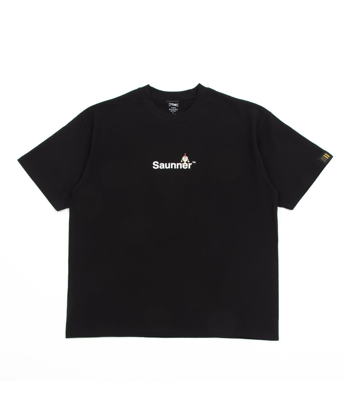 SaunnerロゴTシャツブラック（TTNEコラボ） | SeaSaunaShack STORE