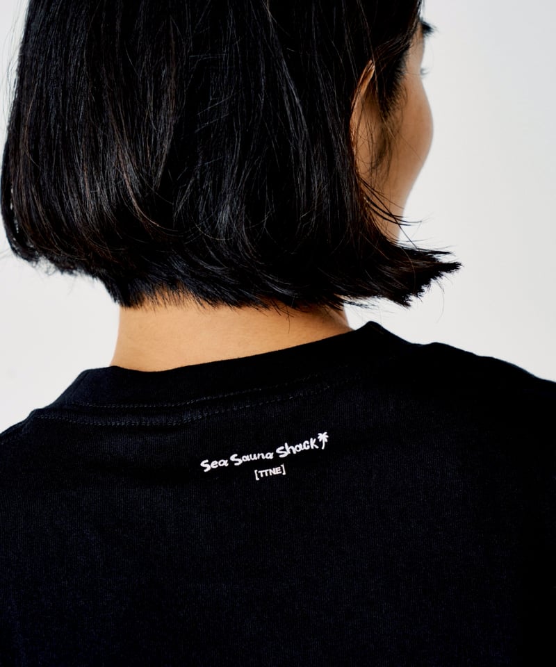 SaunnerロゴTシャツブラック（TTNEコラボ） | SeaSaunaShack STORE