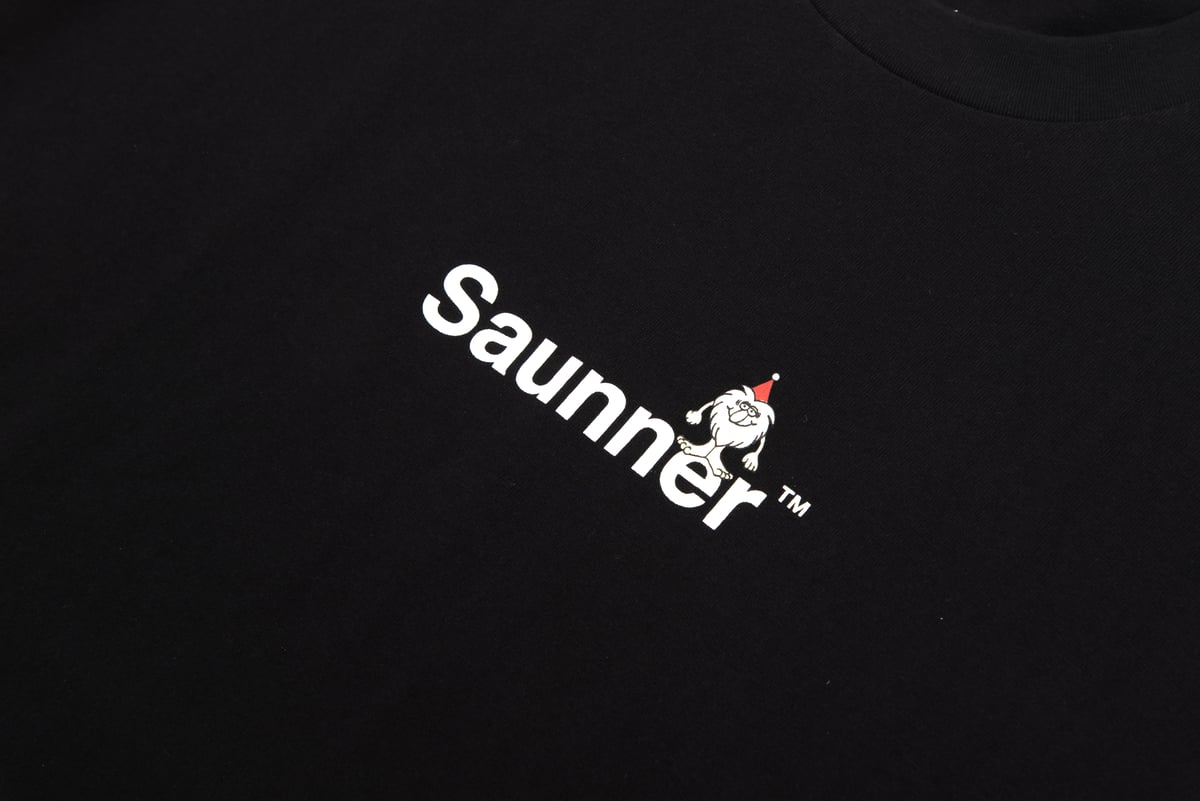 SaunnerロゴTシャツブラック（TTNEコラボ） | SeaSaunaShack STORE