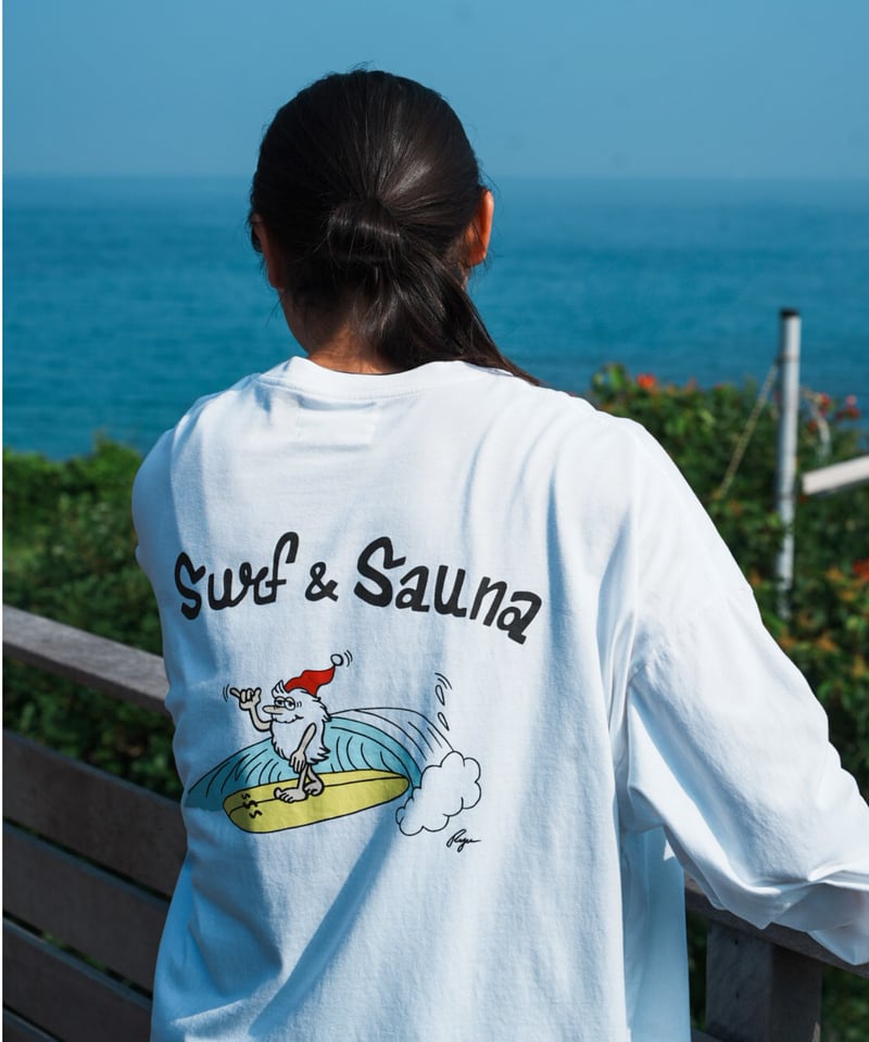 サーフ＆サウナロングスリーブTシャツ | SeaSaunaShack STORE