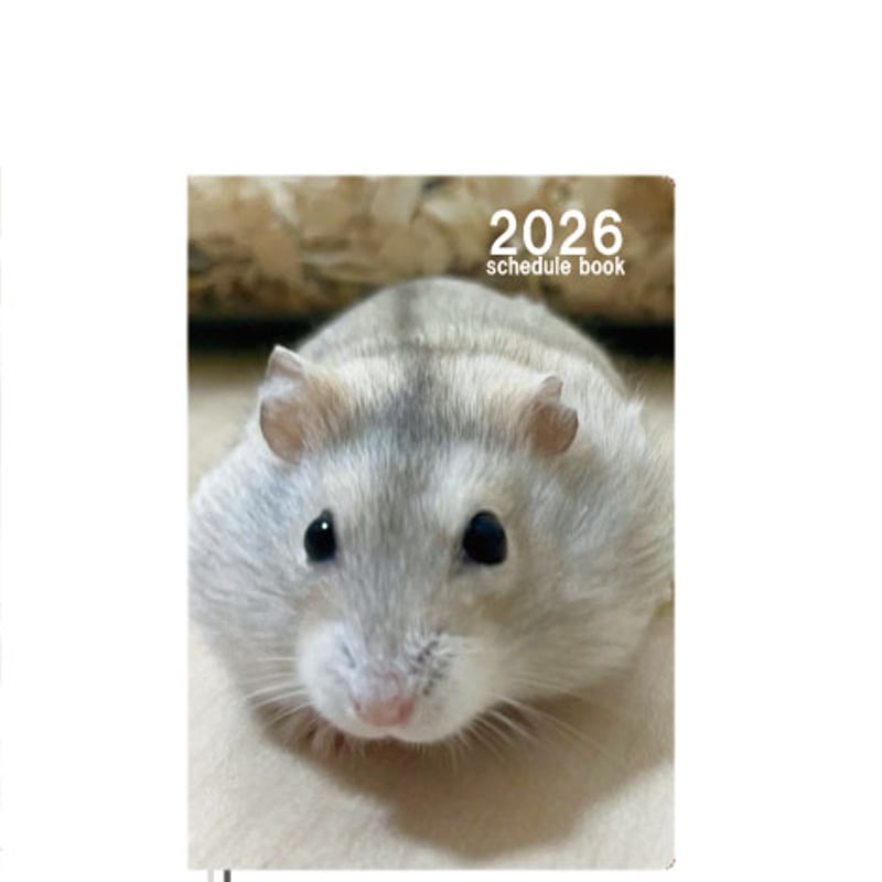 予約販売】 ハムスターちゃんねる 2026年 A5スケジュール帳 A526360