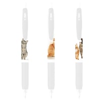 【予約販売】 しぴ＆おこめ 猫 ボールペン 3本セット BA017NN