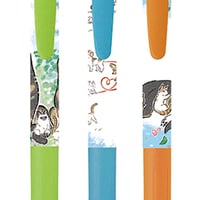【予約販売】 ドベとノラ ドーベルマン 犬 ボールペン 3本セット BA006NN