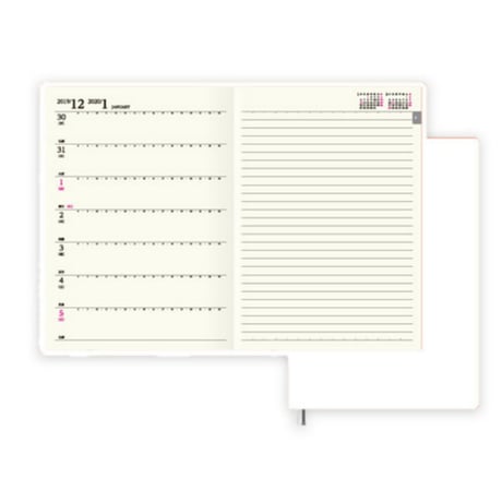 【予約販売】 まるおとまめこ 猫 2027年 A5スケジュール帳 A527030