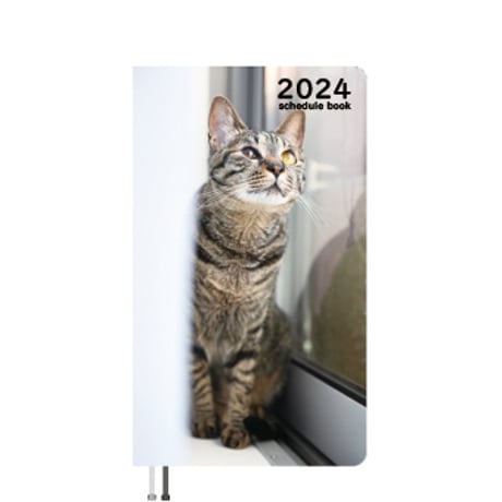 【予約販売】 猫のいろはちゃん 2024年 ポケットサイズ スケジュール帳 PO24127