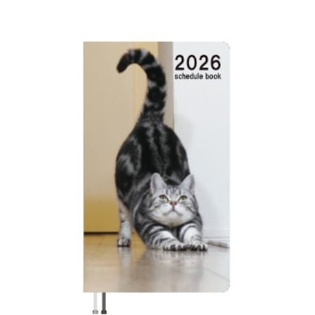 【予約販売】 吾輩は猫ニートである。 くう 2026年 ポケットスケジュール帳 PO26352